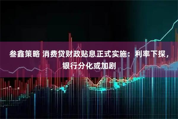 叁鑫策略 消费贷财政贴息正式实施：利率下探，银行分化或加剧